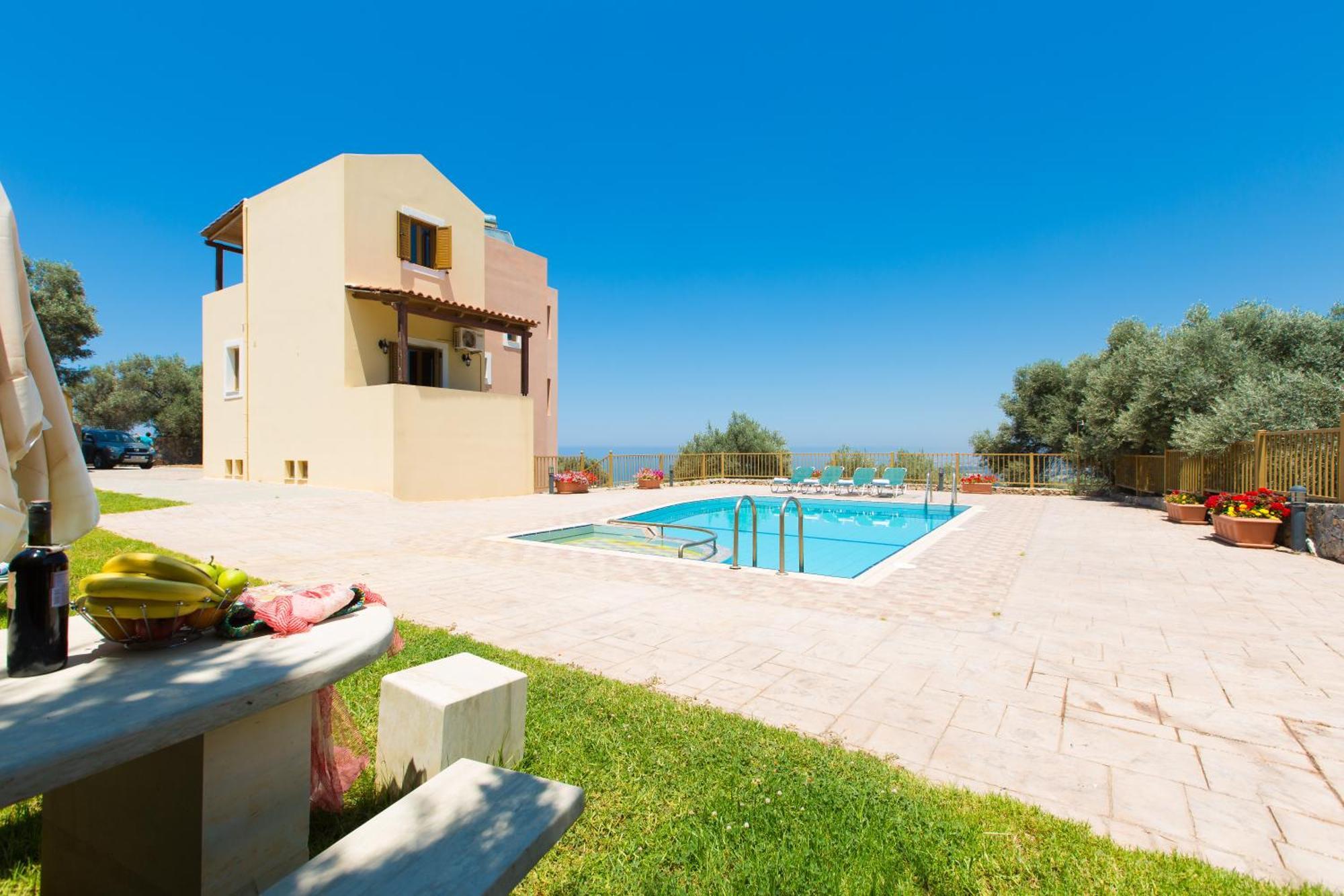 Maroulas Villas Ioanna & Stavros, Private Pools, Bbq & Seaview, By Thinkvilla Εξωτερικό φωτογραφία